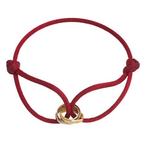 cartier cord bracelet replica|trinity bracelet by cartier red.